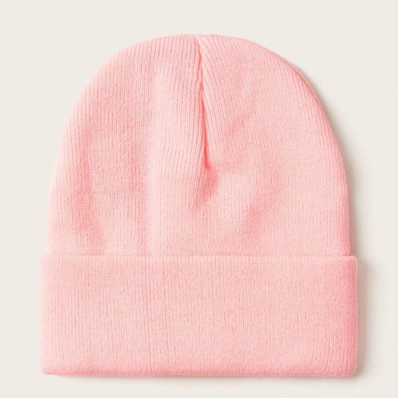 🌻 PINK KNIT ALIEN BEANIES 🌻 - Picture 2 of 3